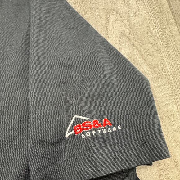 Travis Mathew Polo Shirt Men's Medium Black Solid Golf Golfing Pima Cotton - Picture 4 of 10